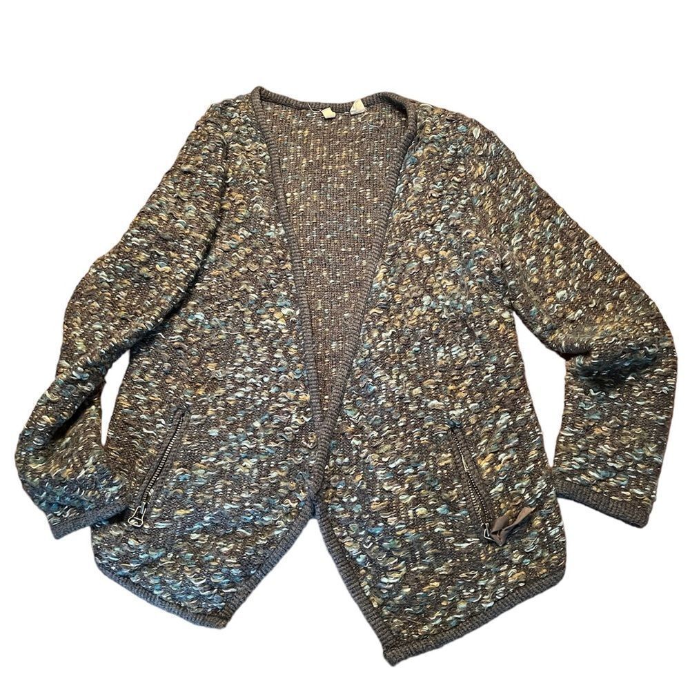 Moth Anthropologie Blue, Green, Gray cardigan size S